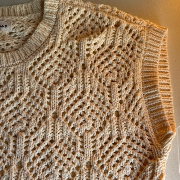 Lucky Brand Cream Textured Knit Sweater - Picture 3 of 4